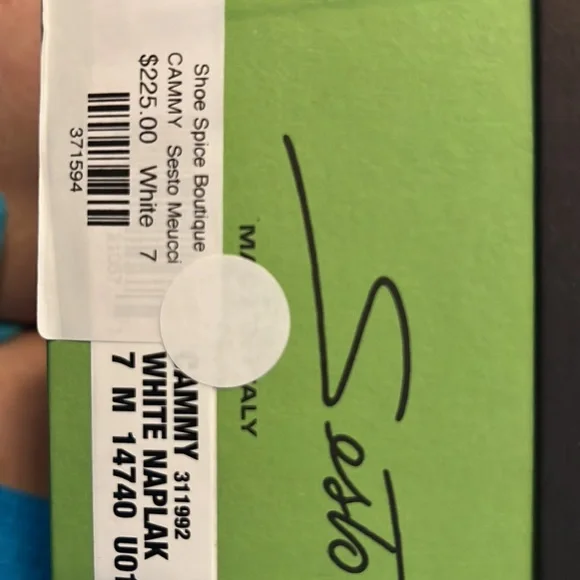 White Naplak comfort platform sandals,Size 7.Made in Italy.Brand new. - Picture 4 of 4